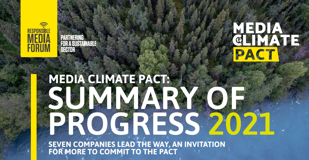 Responsible Media Forum: Media Climate Pact report on progress