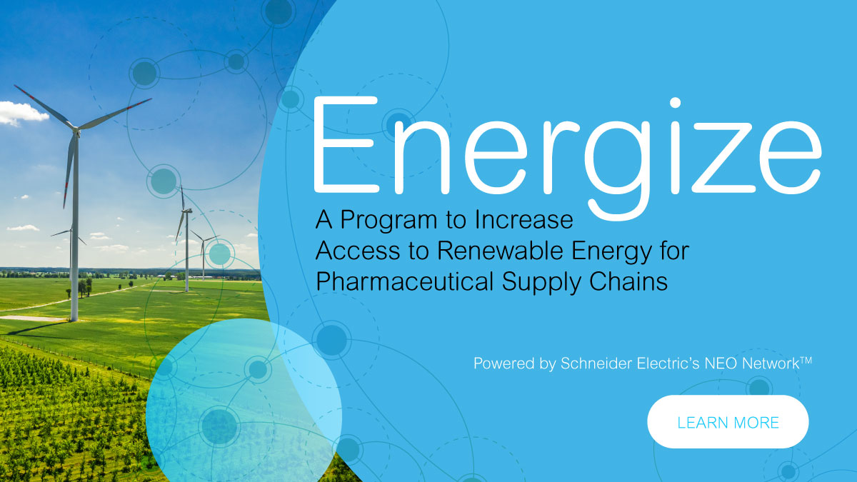 Energize: A programme to increase access to renewable energy for pharmaceutical supply chains